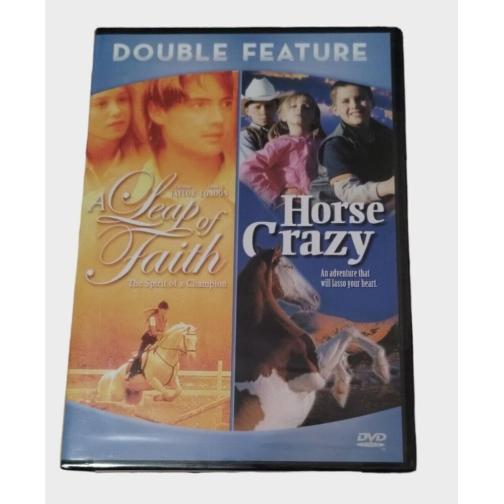 Horse Crazy and A Leap Of Faith Double Feature DVD Set Family Drama Horses New